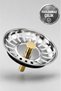 Stainless Steel Sink Drain Strainer 8 cm Kitchen Bathroom Waste Preventive Filter Stopper - 3