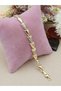 Vip Xuping Triangle Form Zircon Stone Steel Bracelet, Non Tarnish Steel Bracelet 19 cm