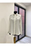 Tiril Fabric Stylish Women's Shirt with Stones on the Collar and Front - 5