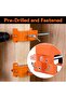 4-Pack Cabinet Clamps, 8510 Cabinet Claw, Face Frame Clamps for Installing Cabinets, 200 kg Load Limited Orange - 3