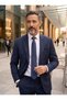 Men's a Quality Patterned Tie and Handkerchief Set - 6
