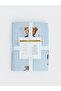 Rmz Gi̇yi̇m Farkiyla Striped and Teddy Bear Printed Single Duvet Cover Set - 2