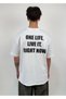 One Life Printed Oversize T-Shirt