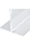 6x Table Display Sign Holder for A4, Vertical T-stand Display, Clear Acrylic, Double-sided Display Stand, Advertising Display, Transparent - 3