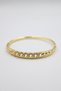 Glb-Stl41414 Stone Vip Bracelet - Gold - 2