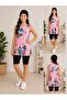 Girls' Heart Themed 3-Piece Semi-Covered Swimsuit Set