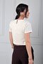 Women's Embroidered Lace Short Blouse - 4