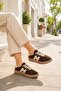 Suede Textured Comfortable Sole Sports Shoes - 3