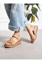 Carenzo Mink Genuine Leather Women's Sandals - 4