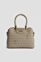 Modern Mink Printed Handy Handbag - Stylish Daily Bag