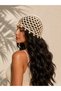 Coachella Style Seashell Hollowed Macrame Hairnet Knit Hair Cap Bohemian Boho Mesh Hairband Accessory Vacation Beach Seaside Hat Headgear Beanie