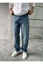 Washable Relaxed Fit Tinted Blue Baggy Jeans - 2
