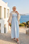 Long Strap Cotton Unlined Summer Dress
