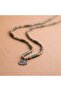 Caesar Men’s Necklace, 925 Sterling Silver Pendant Necklace, Jade & Hematite Handmade Adjustable Jewelry - 4