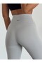 High Waist Tummy Control Leggings - Gray - 5