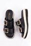 Women's High-Heeled Slippers, Modern Stylish Daily Use with Buckle