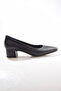540 Women's Genuine Leather Thick Heeled Classic Shoes - 2