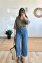 Belted Soft Textured Jeans - 2