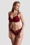 Women's Supportive & Lace Detailed Bra Panty Underwear Set - Comfortable & Soft Texture - 2