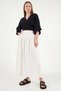 Cotton Standard Fit High Waist Midi Skirt Skirt 668Ye4471 - 3