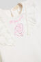 Baby Girl White Tshirt - 2