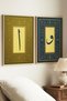 Double Wooden Sign with "Elif" and "Vav" - Natural Wood Framed Sign for Home and Business - 3