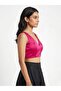 Nool Magenta Minimal Blouse - 3