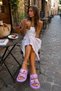 Twingo Modern Lilac Slippers Women's Summer Stone Slippers