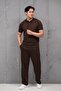 Regular Fit Lycra Self-Striped Half Baggy Trousers T-Shirt Set - 4