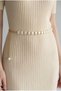 Women's Gold Imported Chain Belt, Suitable for All Sizes, Waist Belt, Dress Belt, Jacket Belt - 5
