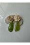Wicker Flower Detail Resin Earrings - 2