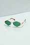 8063 Women's Sunglasses 57 Ekartman Gold Frame Uv400
