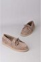 Seç 7513 Genuine Leather Casual Women's Shoes Mink Suede - 4