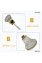 1pcs Crystal Perfume Essential Oil Bottle 12ml B775C - 3