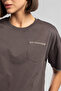 Lola Women's Basic Crew Neck T-Shirt Brown - 4