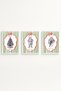 White Wooden Framed New Year Themed 3-Piece Wooden White Frame Painting Set Huhu548 - Triple Painting Set White Frame