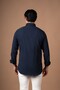 Slimfit Collared Buttoned Lycra Stretch Fabric Striped Summer Shirt - 4