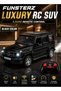 1:22 RC Mercedes-Benz Style SUV Alloy Car with Spray Mist, LED Lights, Opening Doors Hood & Trunk, 2.4GHz Remote Control Rechargeable Luxury Diecast Model Toy Car for Kids Boys Girls 3+