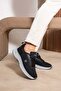 Men's Sneaker Daily Comfortable Sole Sports Shoes Black Gray - 3