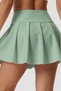 Women's High Waist Pocketed Green Tights Skirt Sports Shorts Skirt Sea Beach Shorts - 5