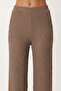 Flounced Blouse Trousers Crinkle Set Lfw0025 Vi̇zon - 5