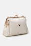 Women's Cream Scholarship Multi-Compartment Classa Leather Hand, Shoulder and Crossbody Bag - 5