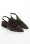 Brave 8882 Black Laser Stone Detailed Comfortable Women's Short Heeled Shoes - 2