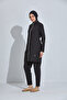 Sports Lycra Full Covered Hijab Swimsuit 6234 Black07 - 3