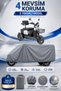 Motorcycle Tarpaulin Apec Apm2 3-Wheel Electric Vehicle Tarpaulin Gray 4 Seasons Waterproof Uv Protected