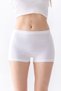 Women's Boxer Panties 6-Pack Cotton Stretch Fabric High Waist (Black White Skin All Colors 2 Pcs) Underwear - 4