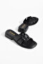 Women's Knitted Detailed Slippers - 3
