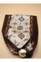 Women's Satin Textured Magnetic Pearl Scarf Necklace - 2