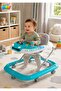 Baby Walker Turquoise with Activity Tray, Removable Canopy & Wheels for 6-18 Months - 6