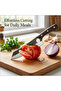 Professional Kitchen Knife Set, 3-Piece Chef Knife & Cleaver Set with Protective Sheaths, Ergonomic Handle for Home Cooking, Meat Slicing, and Vegetable Prep - 5